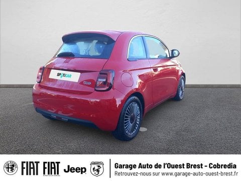 Voitures D'occasion À Brest | Fiat 500 E 95Ch (Red) My23