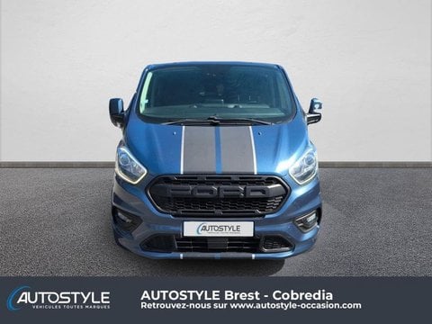 Voitures D'occasion À Brest | Ford Transit Custom 320 L1H1 2.0 Ecoblue 185 S&S Cabine Approfondi...