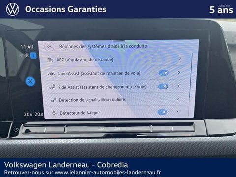 Voitures D'occasion À Landerneau | Volkswagen Golf 1.0 Etsi Opf 110Ch Active Dsg7