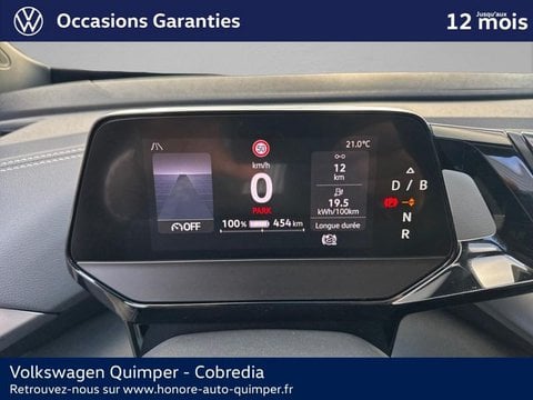 Voitures D'occasion À Quimper | Volkswagen Id.4 174Ch Pro 77 Kwh Life Plus