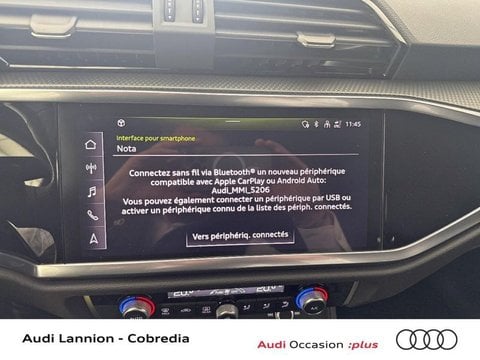Voitures D'occasion À Lannion | Audi Q3 Sportback 45 Tfsi E 245Ch S Line S Tronic 6