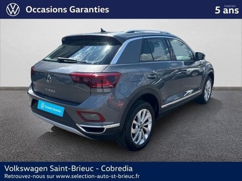Voitures D'occasion À Saint-Brieuc | Volkswagen T-Roc 1.5 Tsi Evo 150Ch Style Dsg7