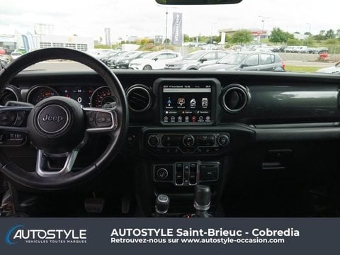 Voitures D'occasion À Yffiniac | Jeep Wrangler Unlimited 2.0 T 272Ch Sahara Command-Trac Bva8
