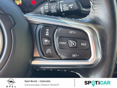 Voitures D'occasion À Brest | Jeep Wrangler Unlimited 2.0 T 380Ch 4Xe 80Th Anniversary Command-Trac