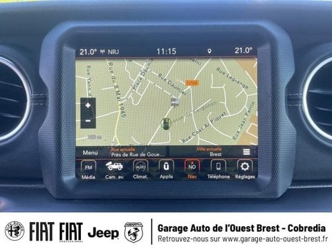 Voitures D'occasion À Brest | Jeep Wrangler Unlimited 2.0 T 380Ch 4Xe Overland Command-Trac My23