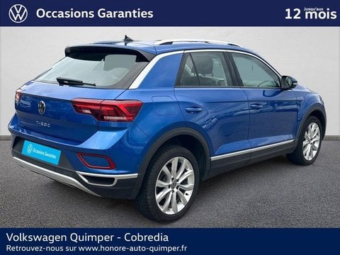 Voitures D'occasion À Quimper | Volkswagen T-Roc 1.5 Tsi Evo 150Ch Style Dsg7