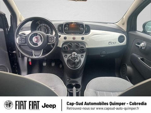 Voitures D'occasion À Quimper | Fiat 500 1.2 8V 69Ch Bianco Amore Edizione