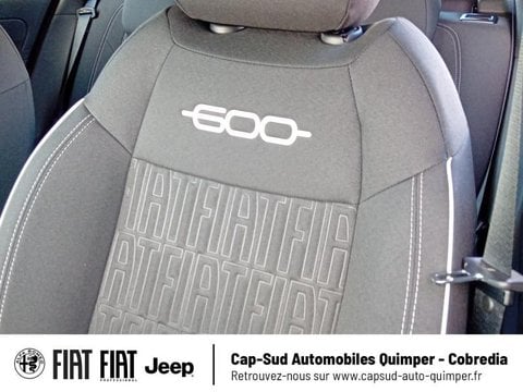 Voitures D'occasion À Quimper | Fiat 600 1.2 Hybrid Turbo 110Ch Pop Edct6