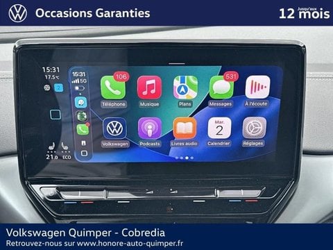 Voitures D'occasion À Quimper | Volkswagen Id.4 174Ch Pro 77 Kwh Life Plus