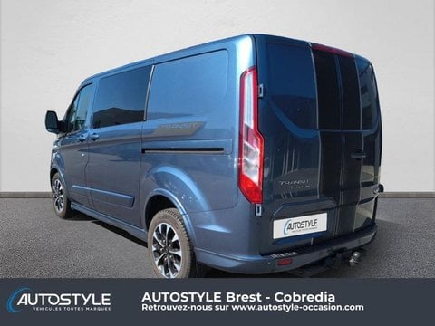 Voitures D'occasion À Brest | Ford Transit Custom 320 L1H1 2.0 Ecoblue 185 S&S Cabine Approfondi...
