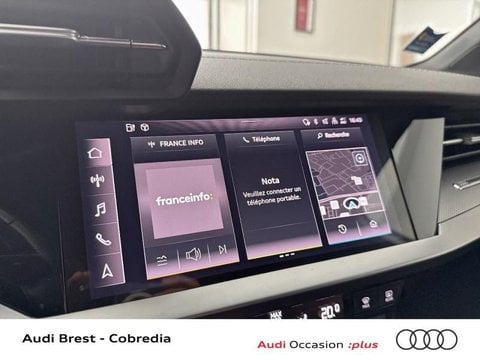 Voitures D'occasion À Brest | Audi A3 Sportback 40 Tfsi E 204Ch S Line S Tronic 6