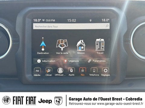 Voitures D'occasion À Brest | Jeep Wrangler Unlimited 2.0 T 380Ch 4Xe Rubicon Rock-Trac