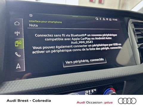 Voitures D'occasion À Brest | Audi A1 Sportback 25 Tfsi 95Ch Design S Tronic 7