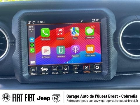 Voitures D'occasion À Brest | Jeep Wrangler Unlimited 2.0 T 380Ch 4Xe Overland Command-Trac My23