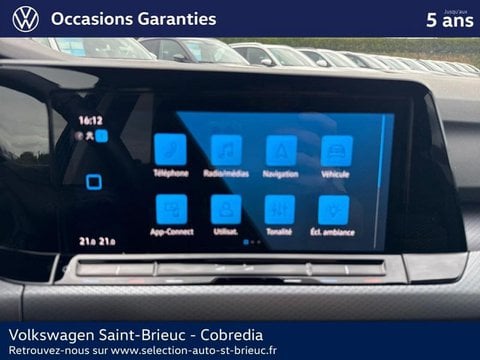 Voitures D'occasion À Saint-Brieuc | Volkswagen Golf 1.5 Etsi Opf 130Ch Active Dsg7