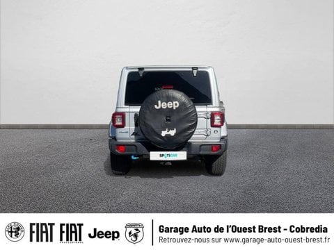 Voitures D'occasion À Brest | Jeep Wrangler Unlimited 2.0 T 380Ch 4Xe Overland Command-Trac My23