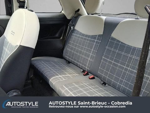 Voitures D'occasion À Yffiniac | Fiat 500 1.2 8V 69Ch Lounge Dualogic