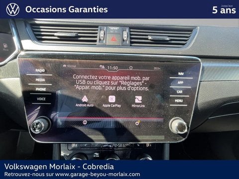 Voitures D'occasion À Morlaix | Škoda Superb Combi 2.0 Tdi 150Ch Scr Sportline Dsg7
