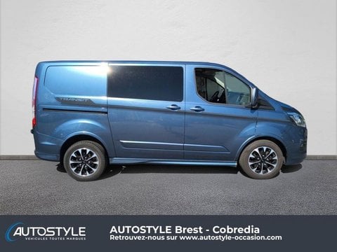 Voitures D'occasion À Brest | Ford Transit Custom 320 L1H1 2.0 Ecoblue 185 S&S Cabine Approfondi...
