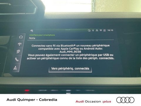 Voitures D'occasion À Quimper | Audi A3 Sportback 1.5 Tfsi 150Ch Hybride S Line S Tronic 7