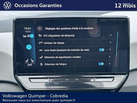 Voitures D'occasion À Quimper | Volkswagen Id.3 204Ch Pro Performance 58 Kwh Active