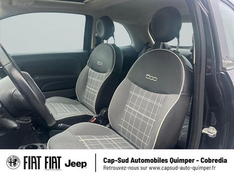 Voitures D'occasion À Quimper | Fiat 500 1.2 8V 69Ch Bianco Amore Edizione