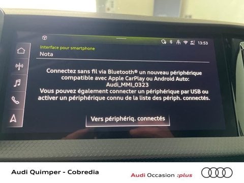 Voitures D'occasion À Quimper | Audi A1 Sportback 25 Tfsi 95Ch Design