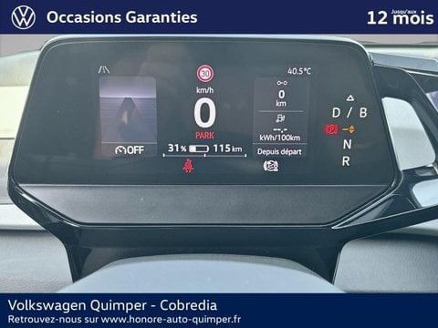 Voitures D'occasion À Quimper | Volkswagen Id.3 204Ch Pro Performance 58 Kwh Active