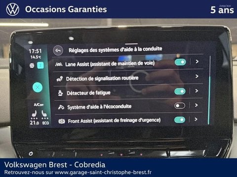Voitures D'occasion À Brest | Volkswagen Id.4 174Ch Pro 77 Kwh Business