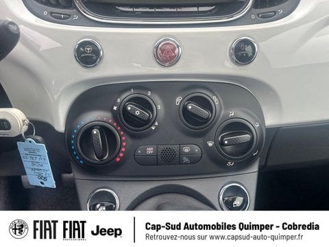 Voitures D'occasion À Quimper | Fiat 500 1.2 8V 69Ch Bianco Amore Edizione