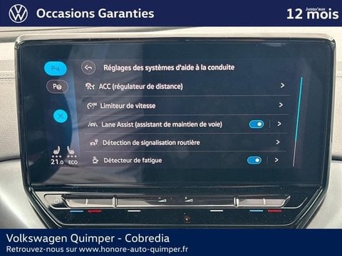 Voitures D'occasion À Quimper | Volkswagen Id.4 174Ch Pro 77 Kwh Life Plus