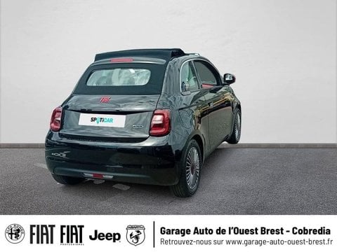 Voitures D'occasion À Brest | Fiat 500C E 95Ch (Red)