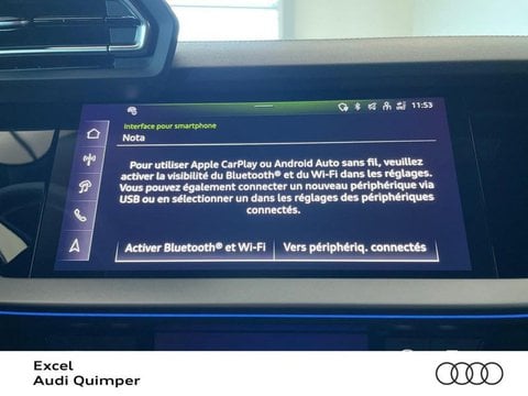 Voitures D'occasion À Quimper | Audi A3 Sportback 1.5 Tfsi E 272Ch Phev S Line S Tronic 6