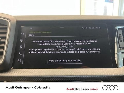 Voitures D'occasion À Quimper | Audi A1 Sportback 25 Tfsi 95Ch Advanced S Tronic 7