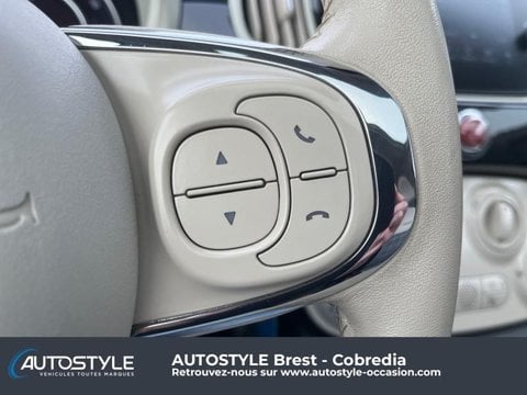 Voitures D'occasion À Brest | Fiat 500 1.2 8V 69Ch Eco Pack Lounge