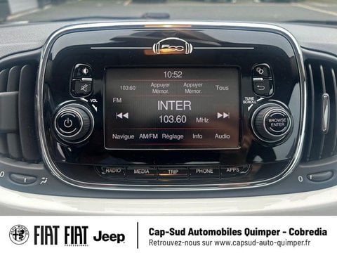 Voitures D'occasion À Quimper | Fiat 500 1.2 8V 69Ch Bianco Amore Edizione