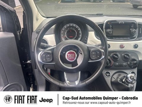 Voitures D'occasion À Quimper | Fiat 500 1.2 8V 69Ch Bianco Amore Edizione