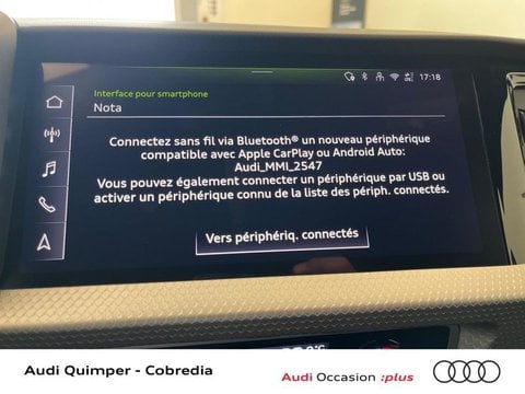 Voitures D'occasion À Quimper | Audi A1 Sportback 30 Tfsi 116Ch S Line Plus S Tronic 7