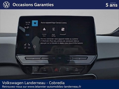 Voitures D'occasion À Landerneau | Volkswagen Id.3 204Ch Pro Performance 58 Kwh