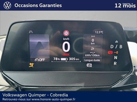 Voitures D'occasion À Quimper | Volkswagen Id.4 174Ch Pro 77 Kwh Life Plus