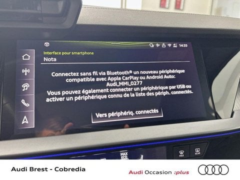 Voitures D'occasion À Brest | Audi A3 Sportback 45 Tfsi E 272Ch Phev S Line S Tronic 6