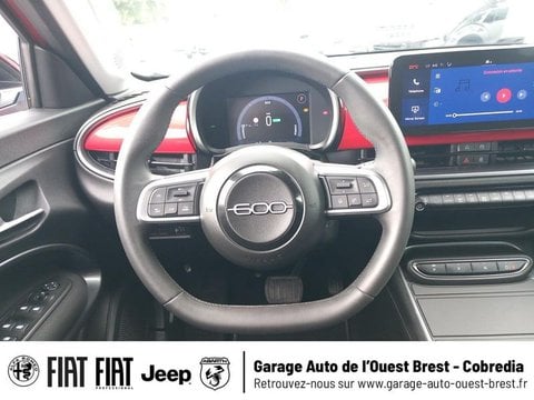Voitures D'occasion À Brest | Fiat 600 E 156Ch 54Kwh Red
