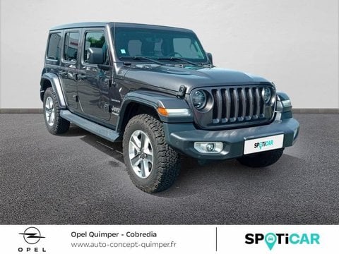 Voitures D'occasion À Quimper | Jeep Wrangler Unlimited 2.2 Multijet 200Ch Sahara Command-Trac B...