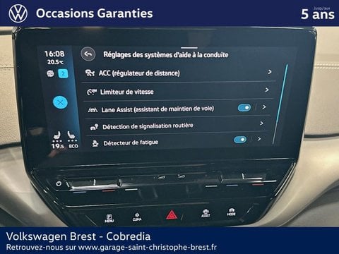 Voitures D'occasion À Brest | Volkswagen Id.4 174Ch Pro 77 Kwh Life Plus