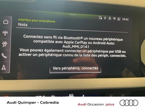 Voitures D'occasion À Quimper | Audi A3 Sportback 1.5 Tfsi 116Ch Business Executive