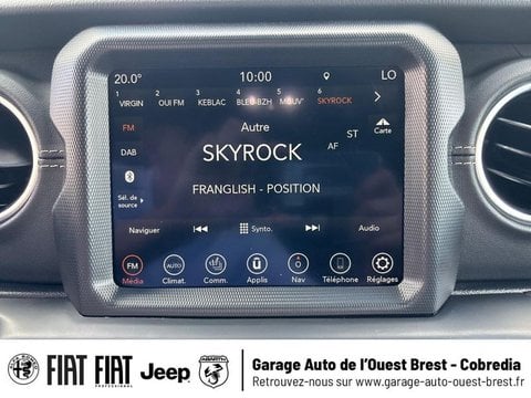 Voitures D'occasion À Brest | Jeep Gladiator 3.0 V6 Multijet 264Ch Overland 4X4 Bva8