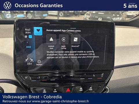 Voitures D'occasion À Brest | Volkswagen Id.3 204Ch Pro Performance 58 Kwh Active