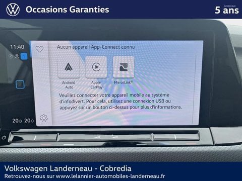 Voitures D'occasion À Landerneau | Volkswagen Golf 1.0 Etsi Opf 110Ch Active Dsg7