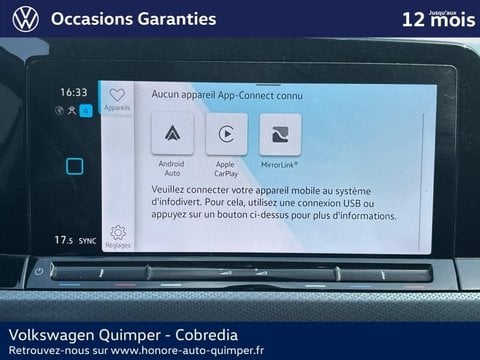 Voitures D'occasion À Quimper | Volkswagen Golf 1.0 Etsi Opf 110Ch Active Dsg7