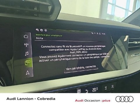 Voitures D'occasion À Lannion | Audi A3 Sportback 40 Tfsi E 204Ch Phev S Line S Tronic 6